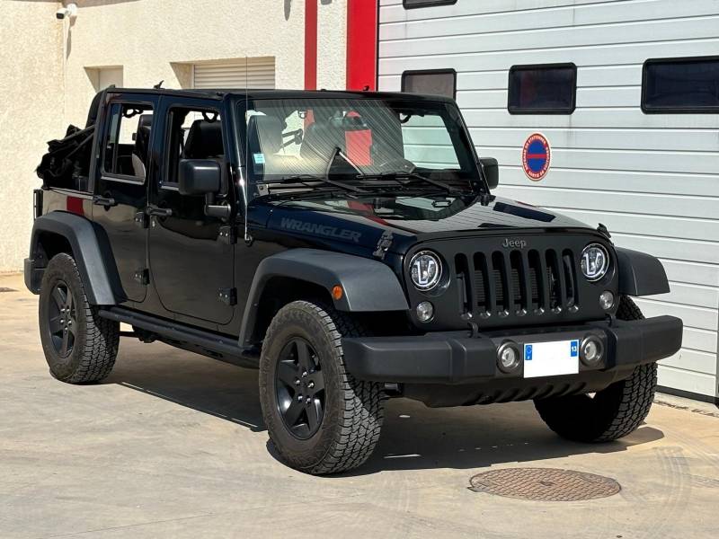 Jeep unlimited avec soft top